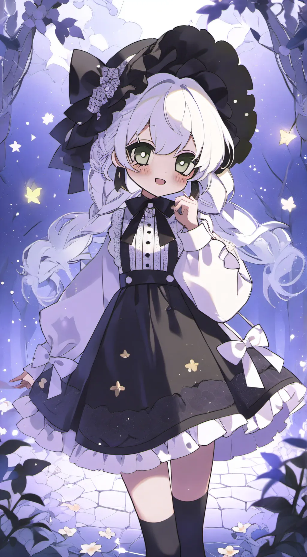 ai character: °honey° background