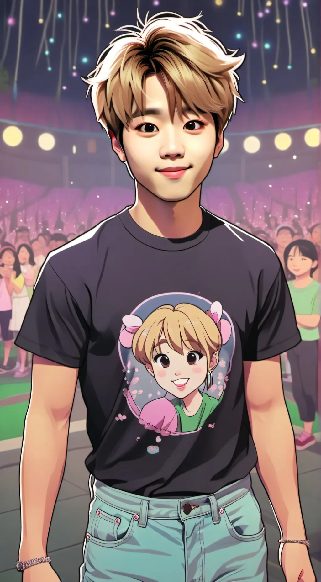 ai character: jimin little sis background