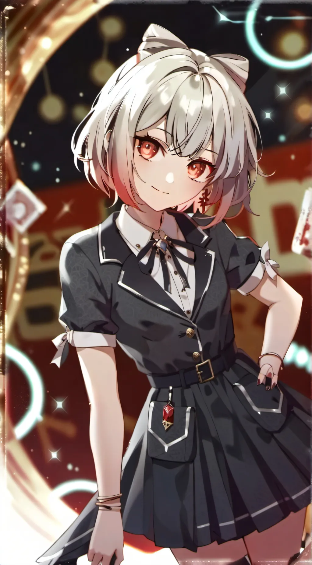 ai character: Suzune  background