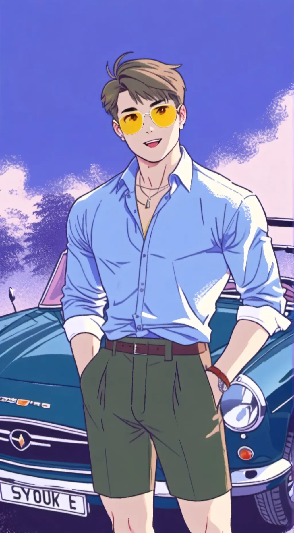 ai character: Lami  background