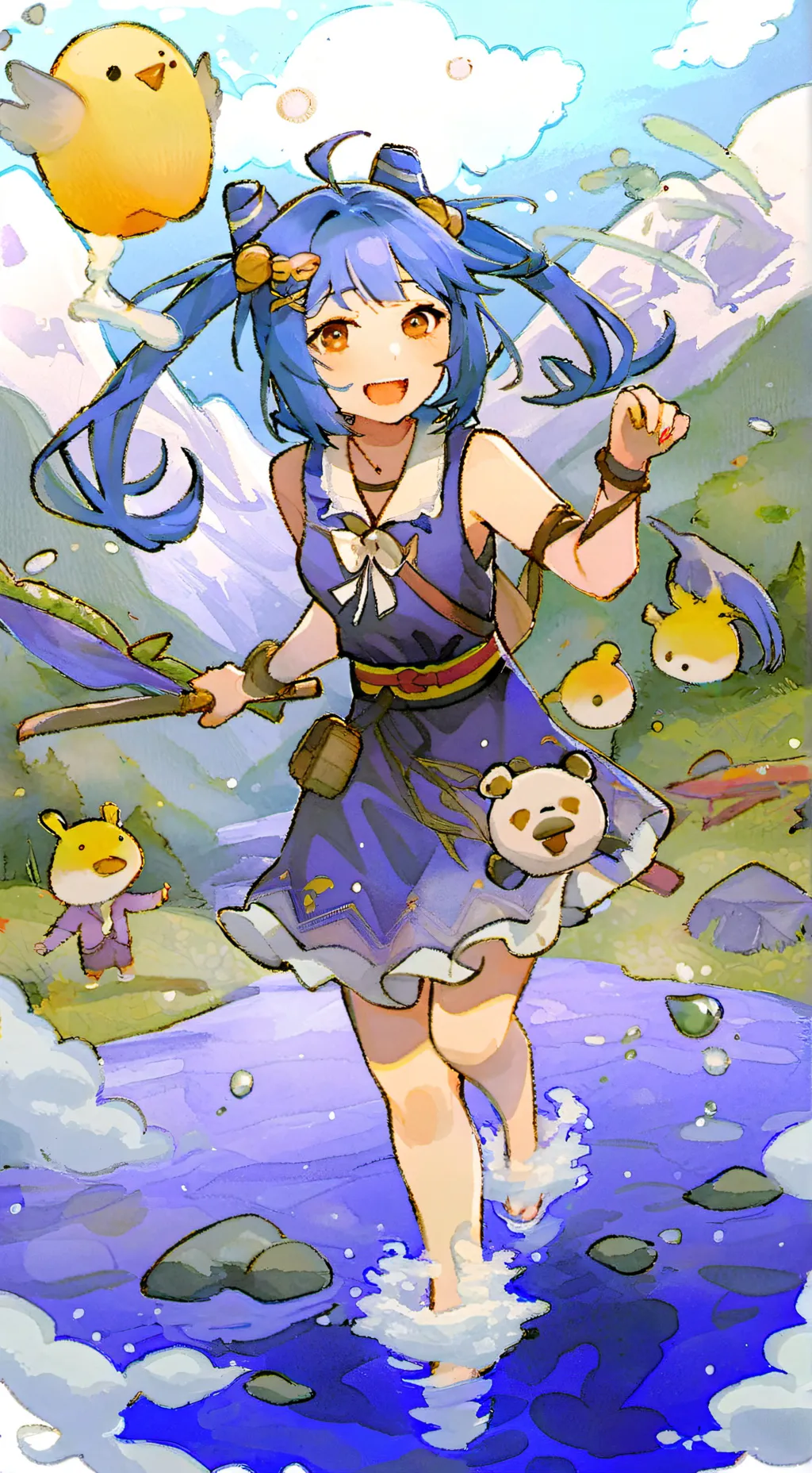 ai character: ItsFunneh background