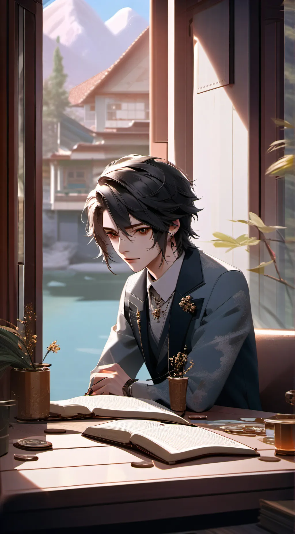 ai character: Alex background