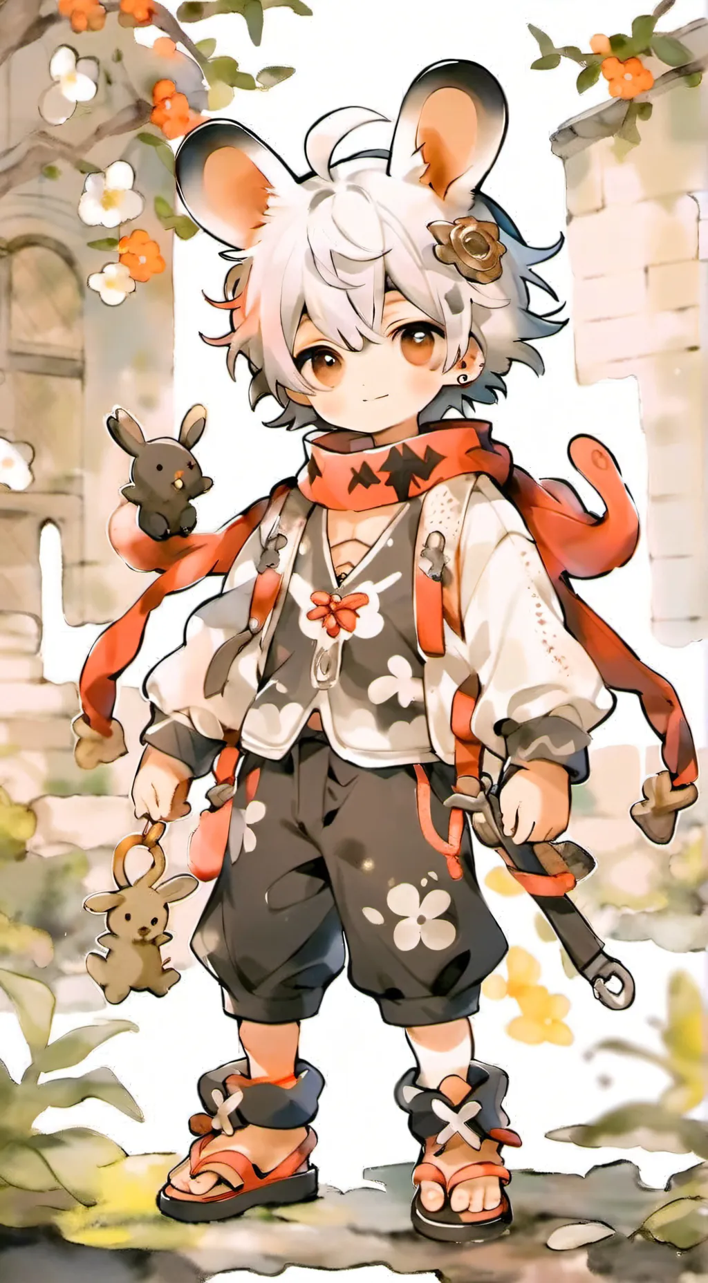 ai character: ✨️nikume✨️ background