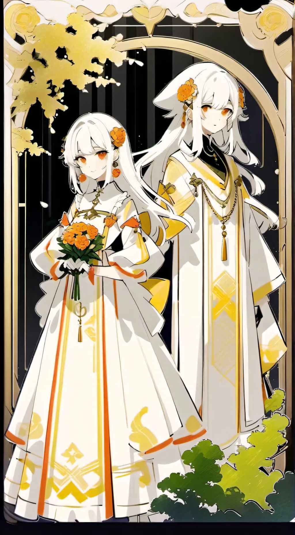 ai character: Two sisters background