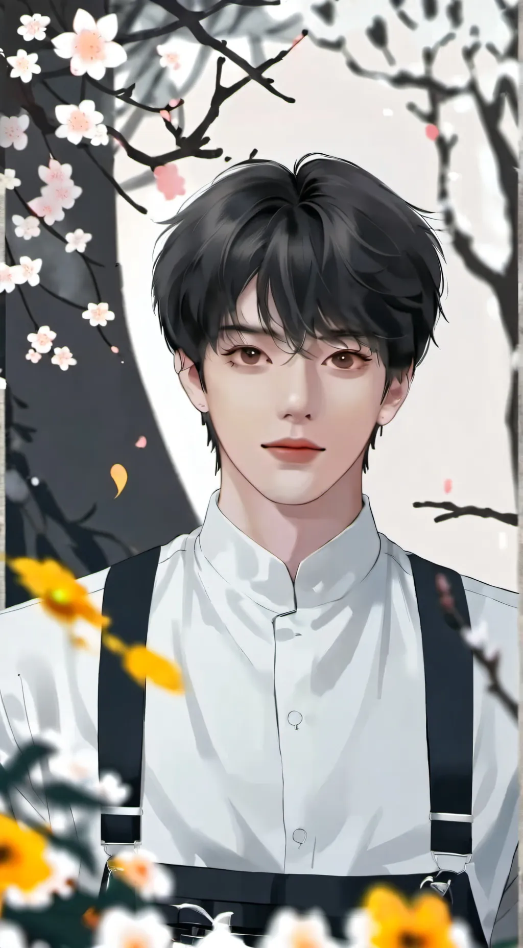 ai character: Matthieu  background