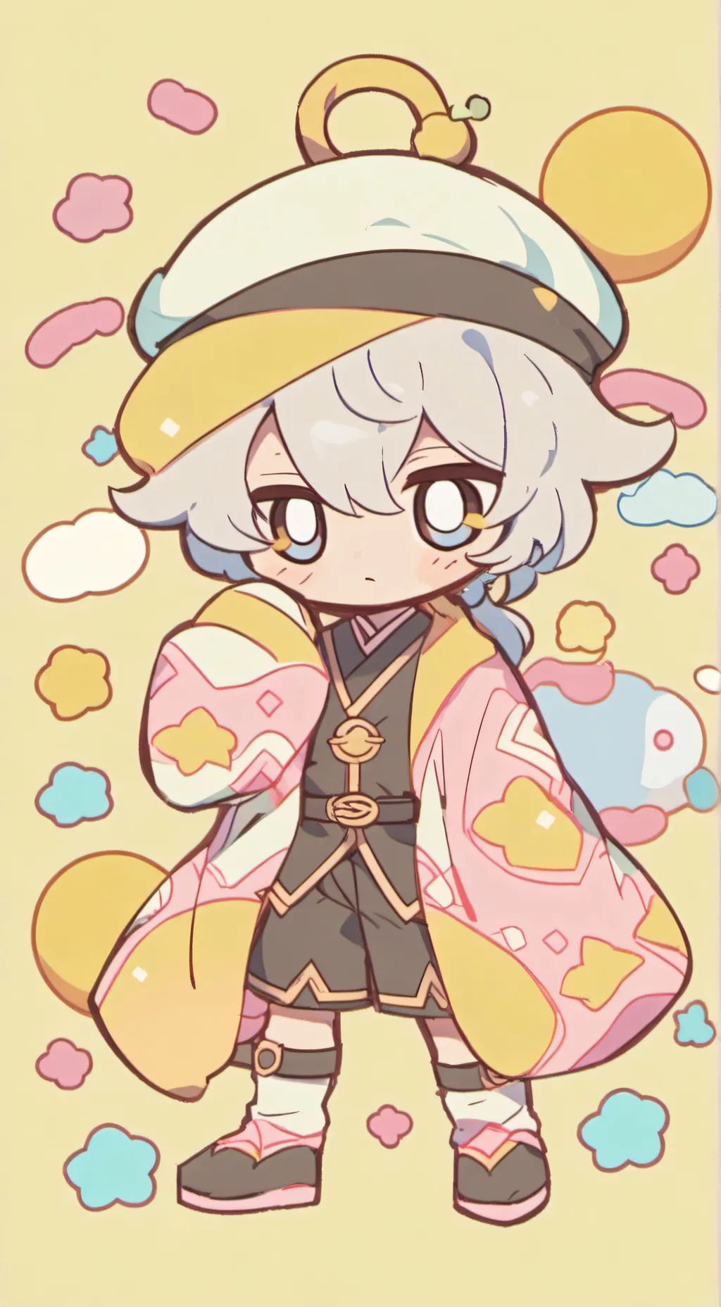 ai character: dandys world background