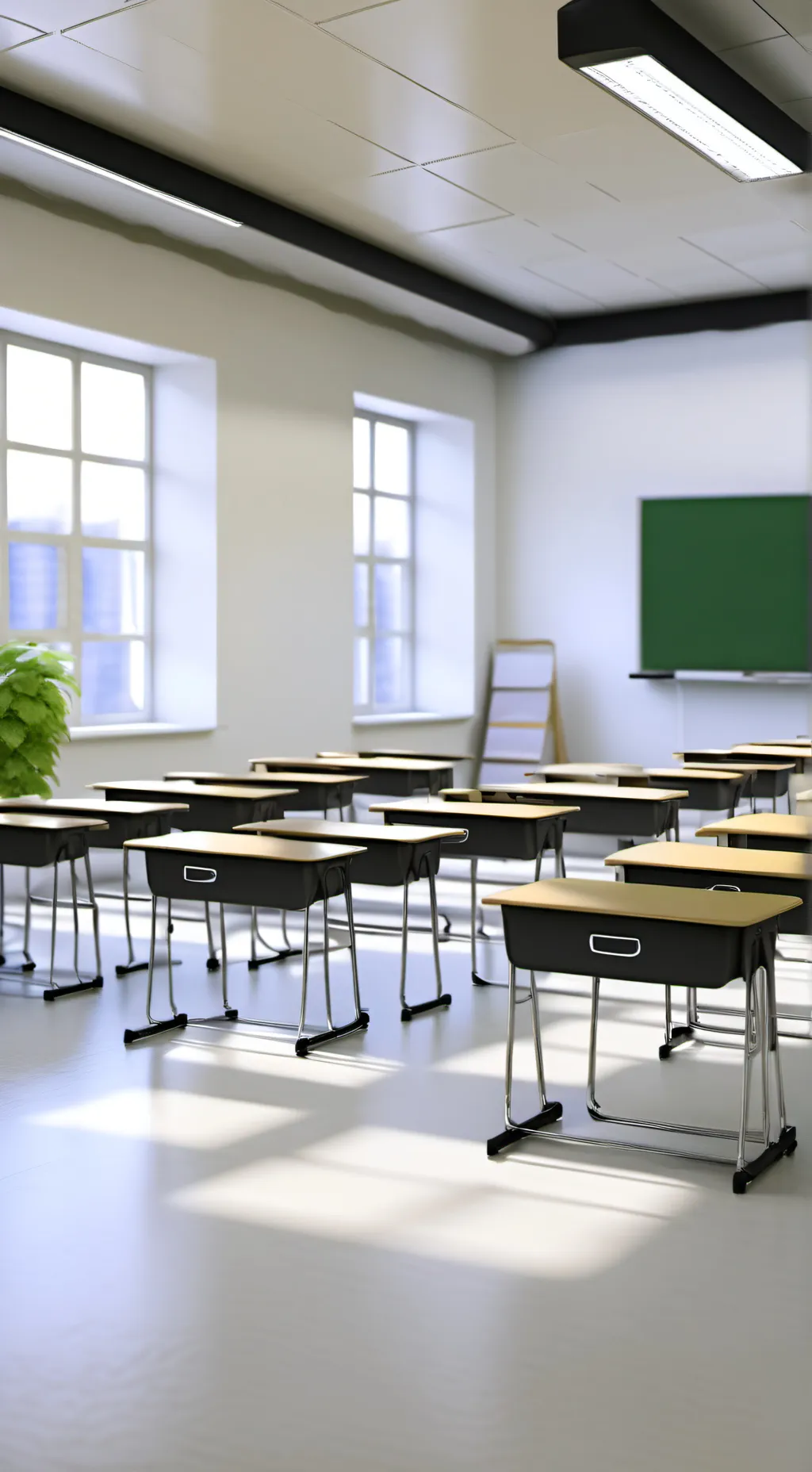 ai character: Classroom background