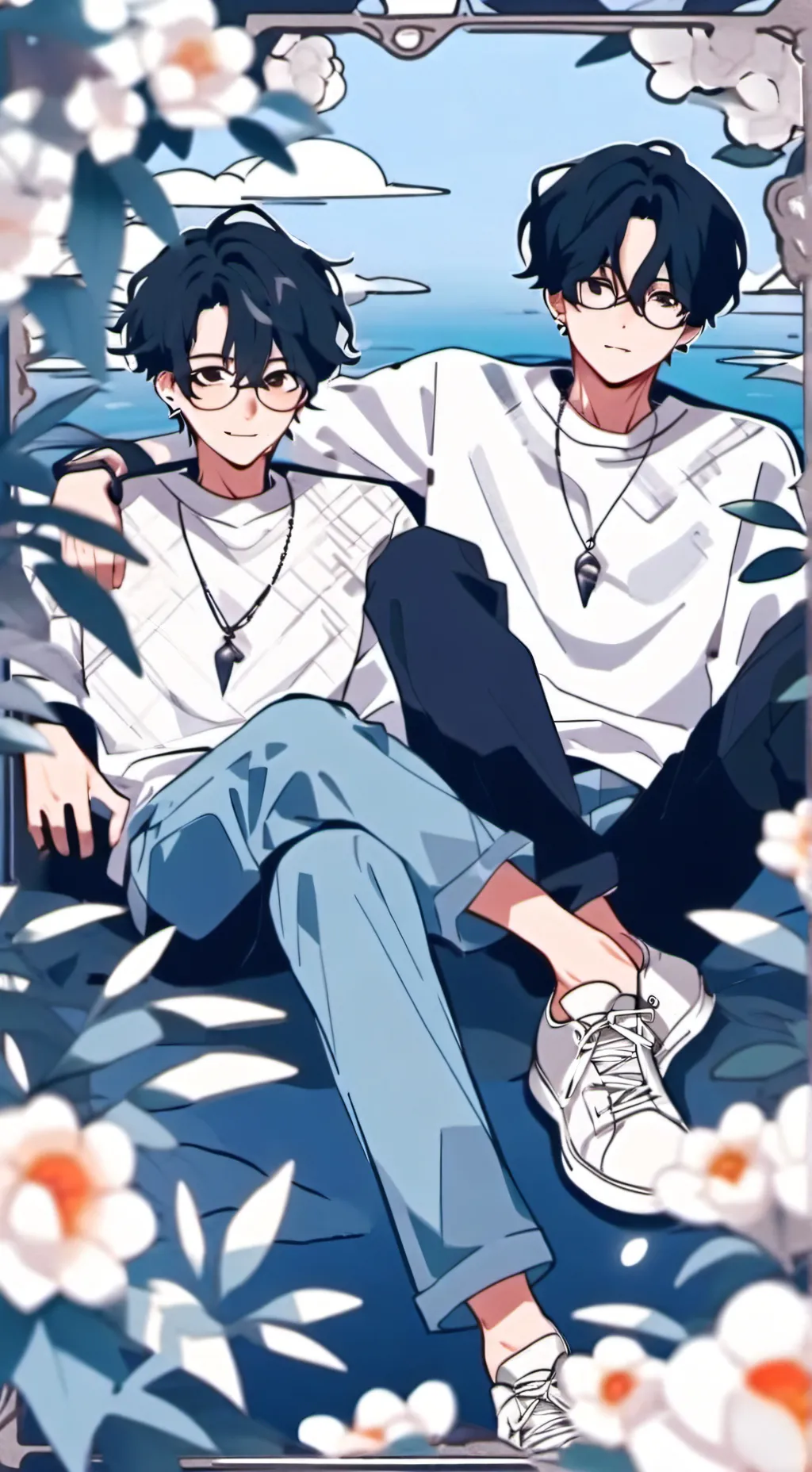 ai character: John and Josh background