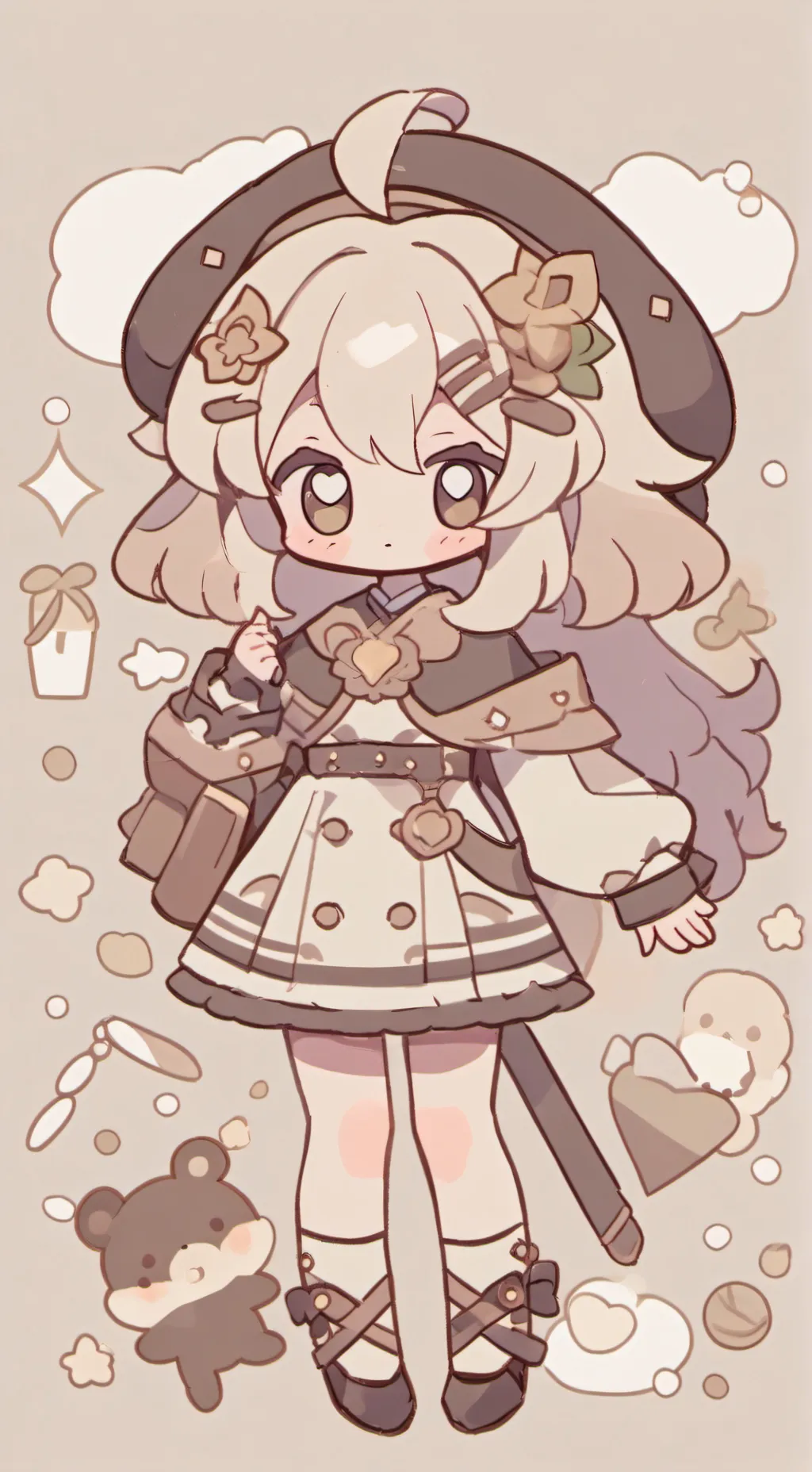 ai character: dandys world! background