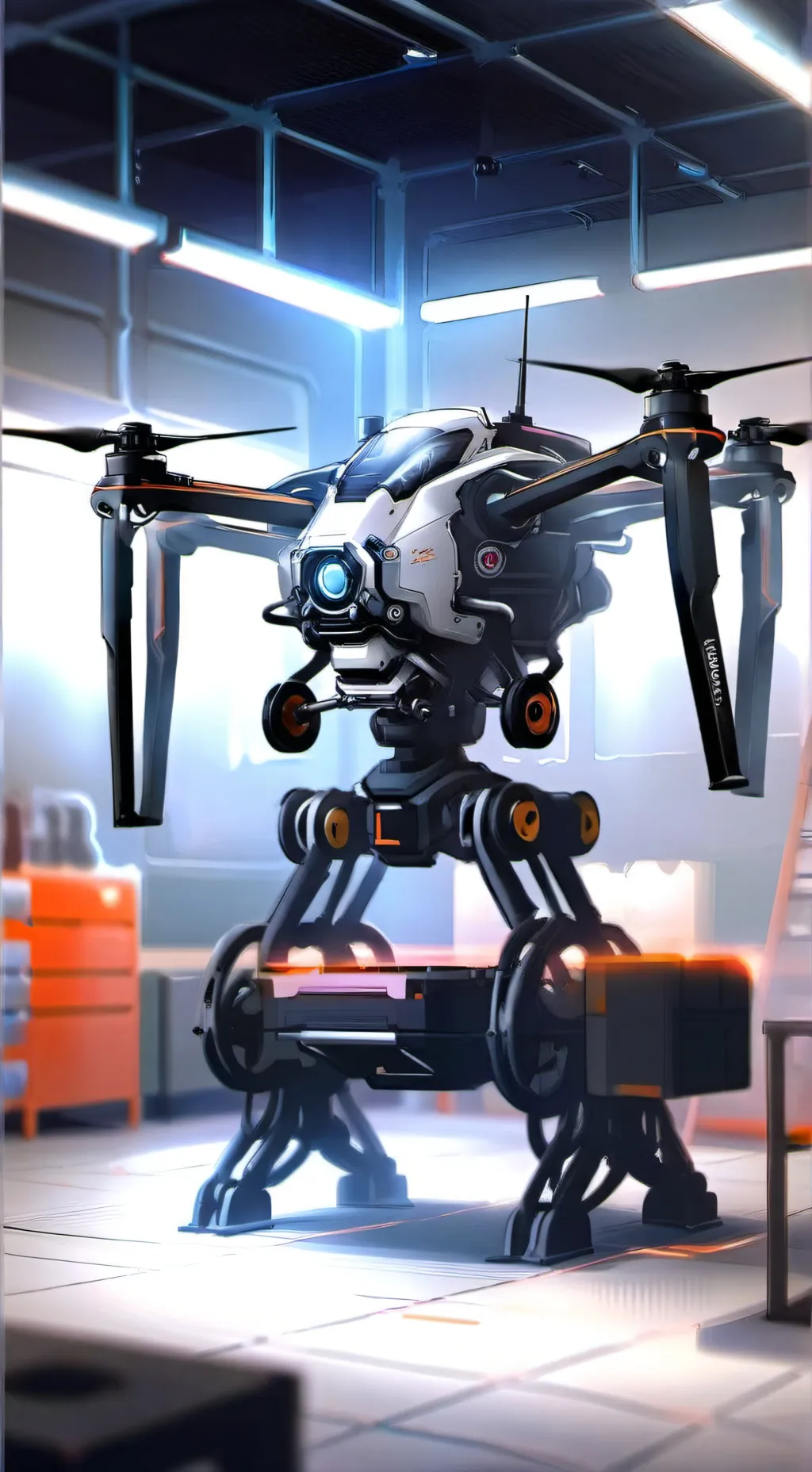 ai character: murder drones background