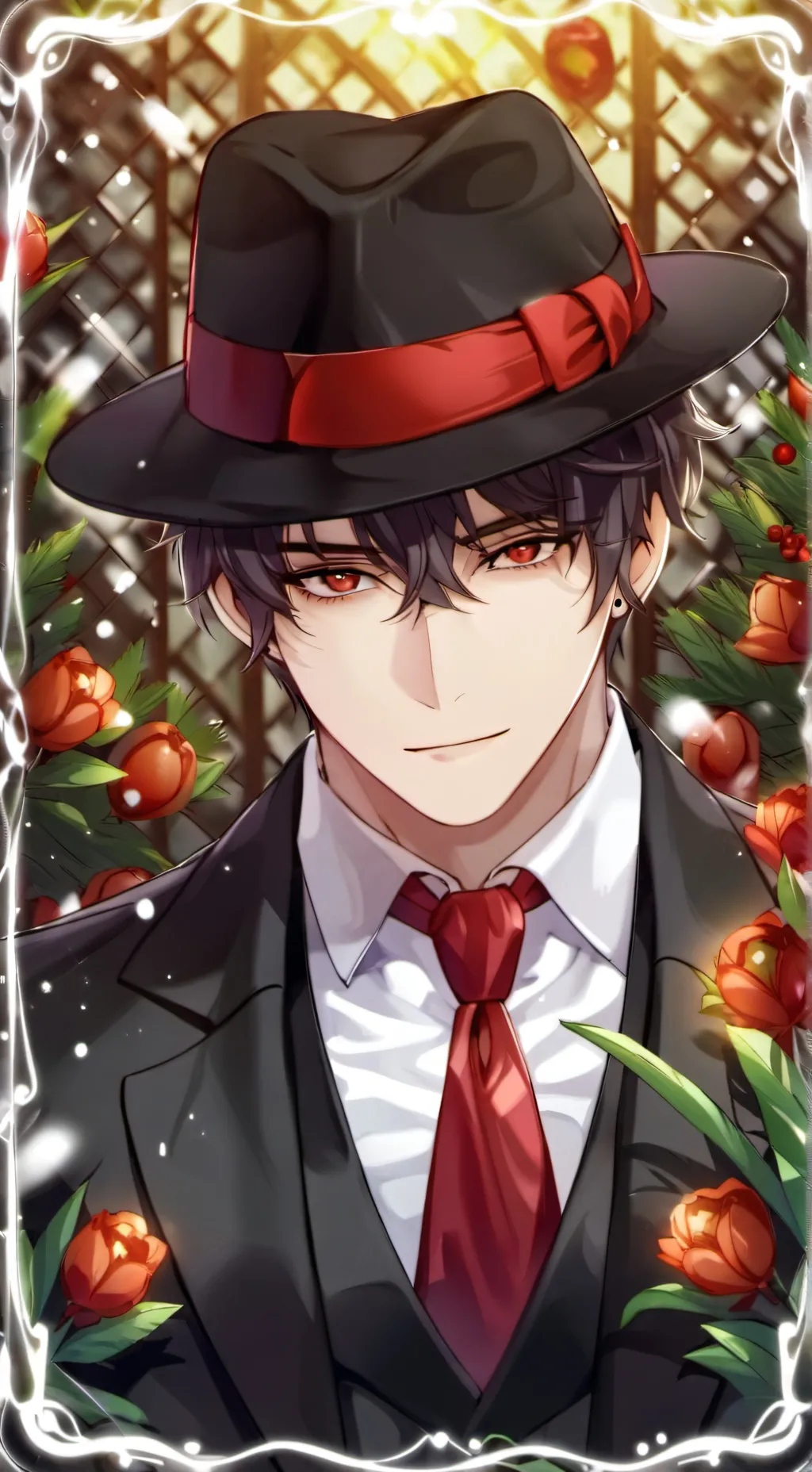 ai character: Ash  background