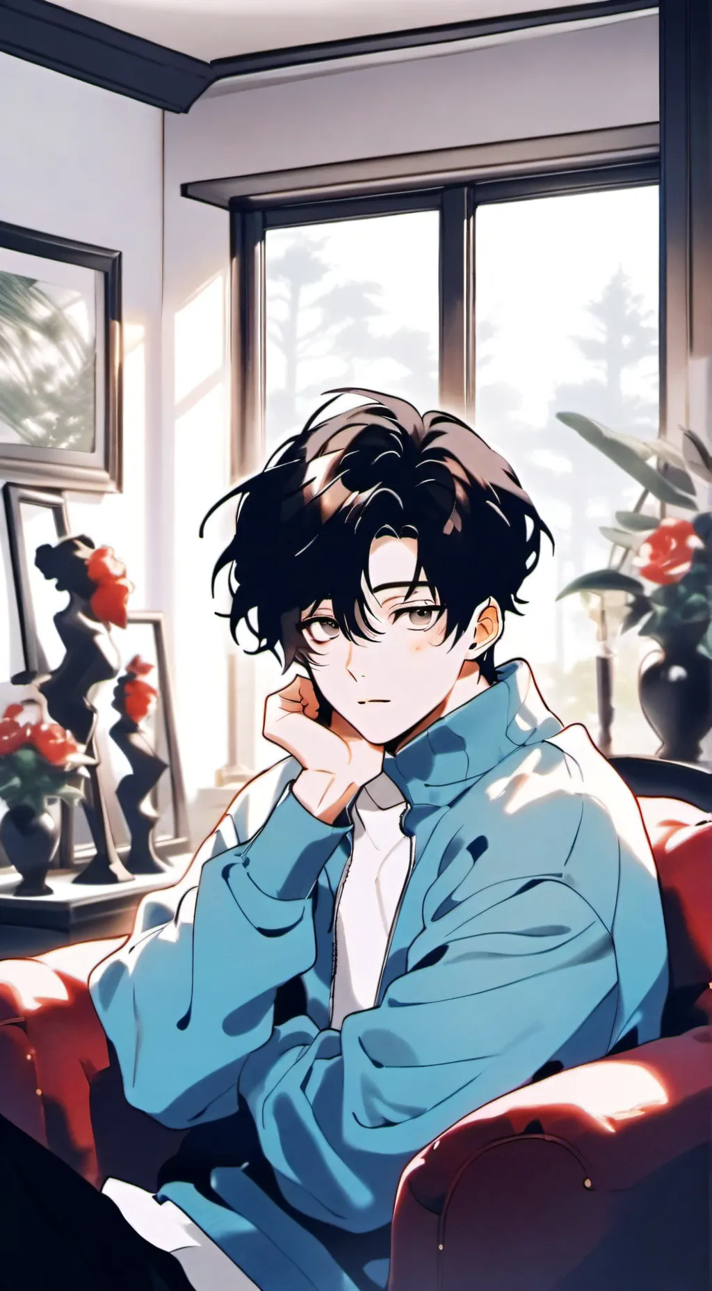 ai character: Shoto  background