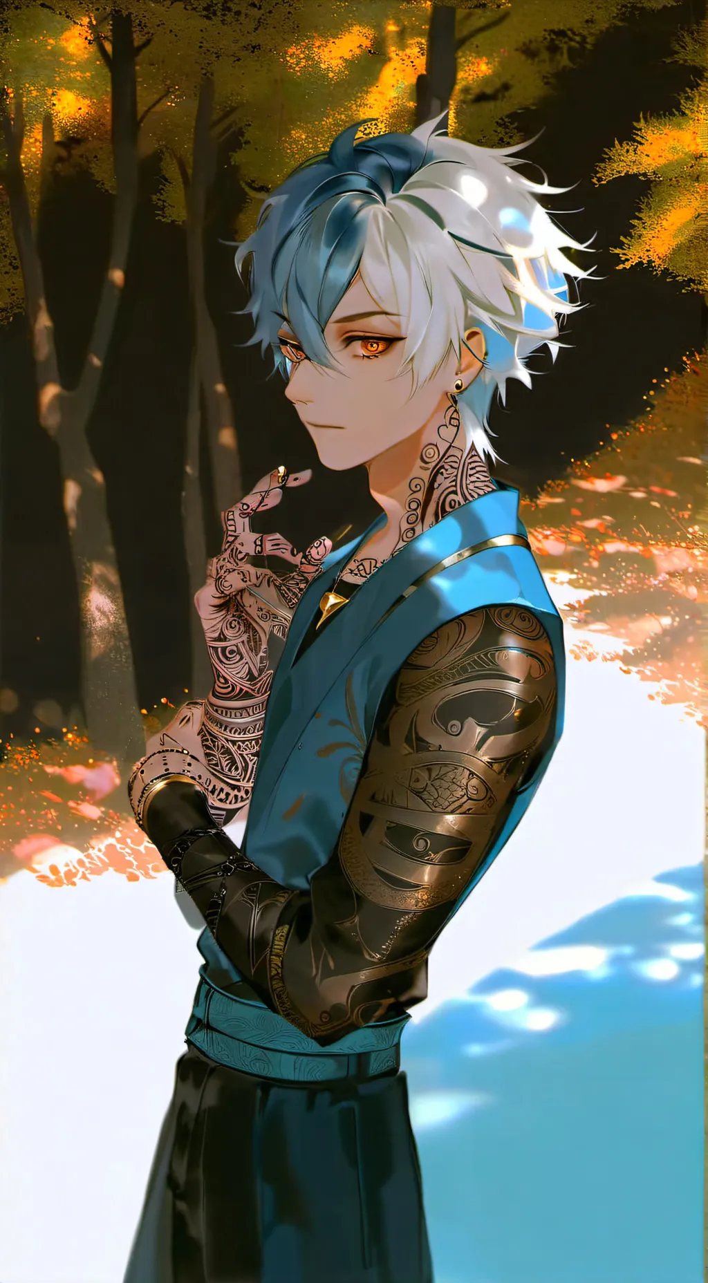 ai character: Zack  background