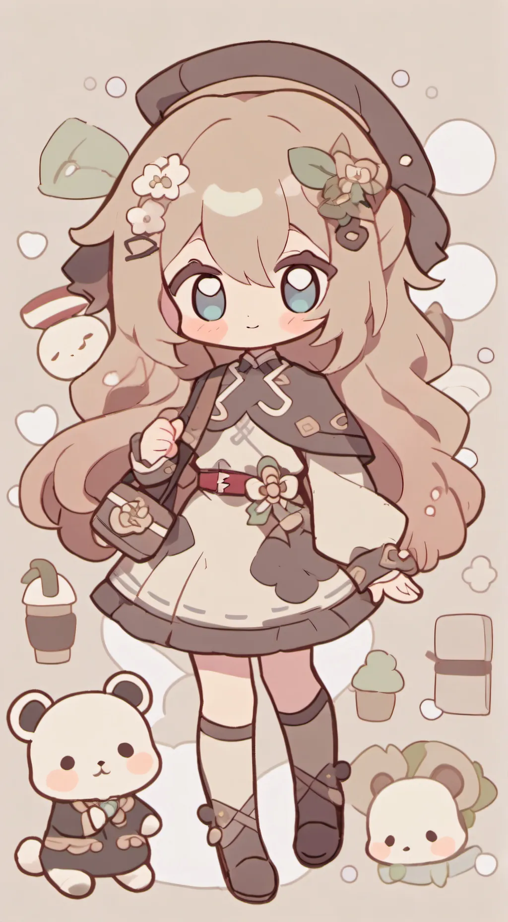 ai character: •Alan becker• background