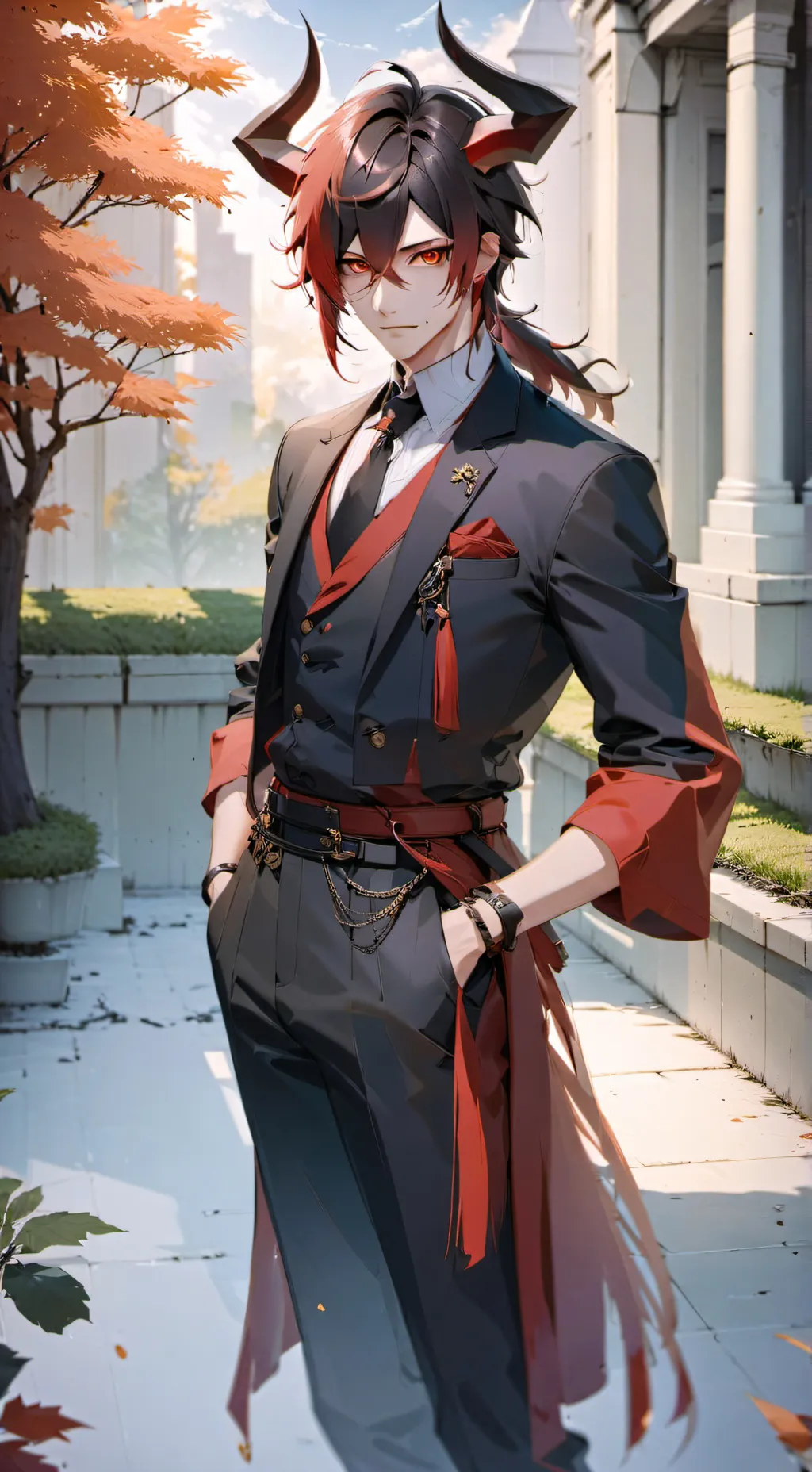 ai character: Lucifer background