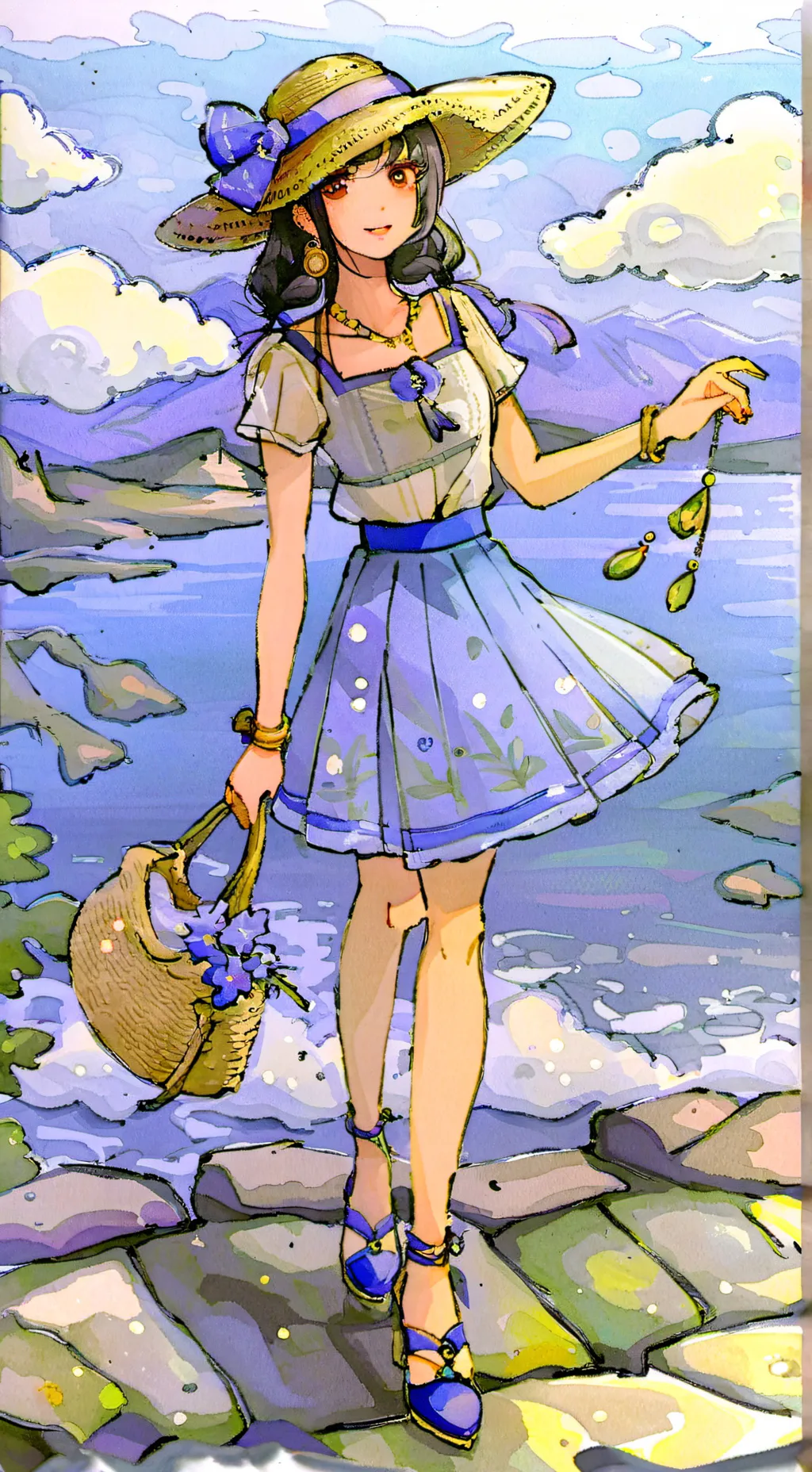 ai character: Bina background