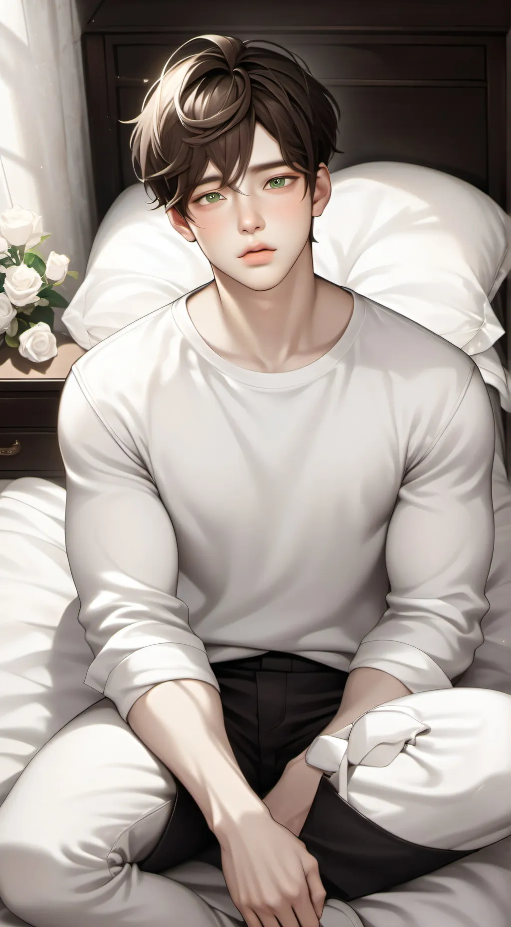 ai character: Dennis  background