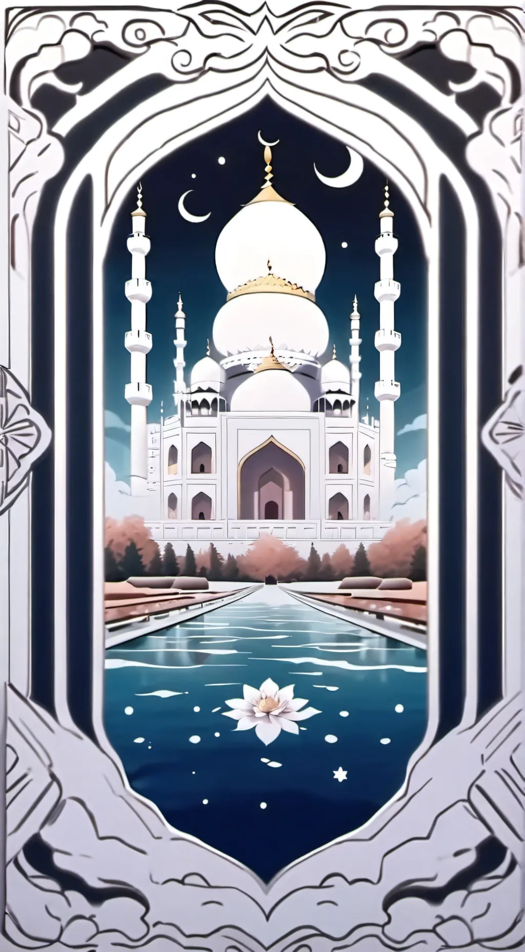 ai character: heaven or hell  background