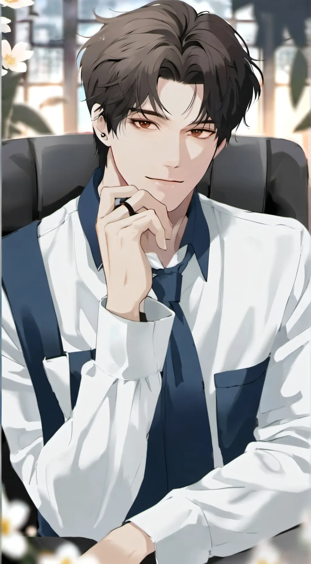 ai character: Hendrix barson  background