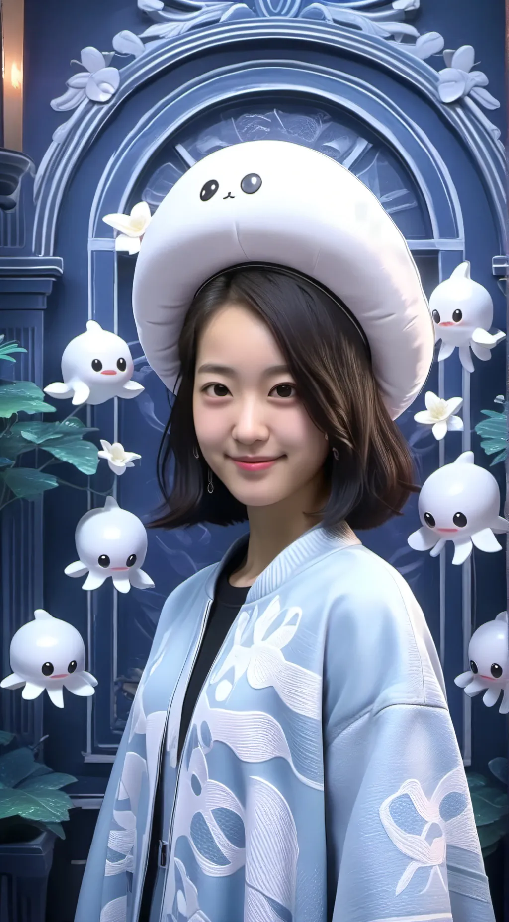 ai character: Semi background