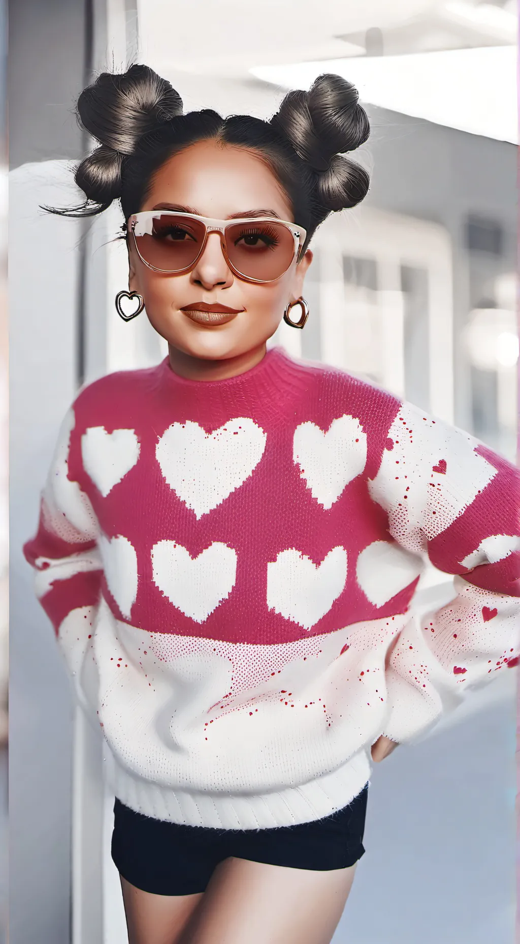 ai character: Denitslava Makeup background