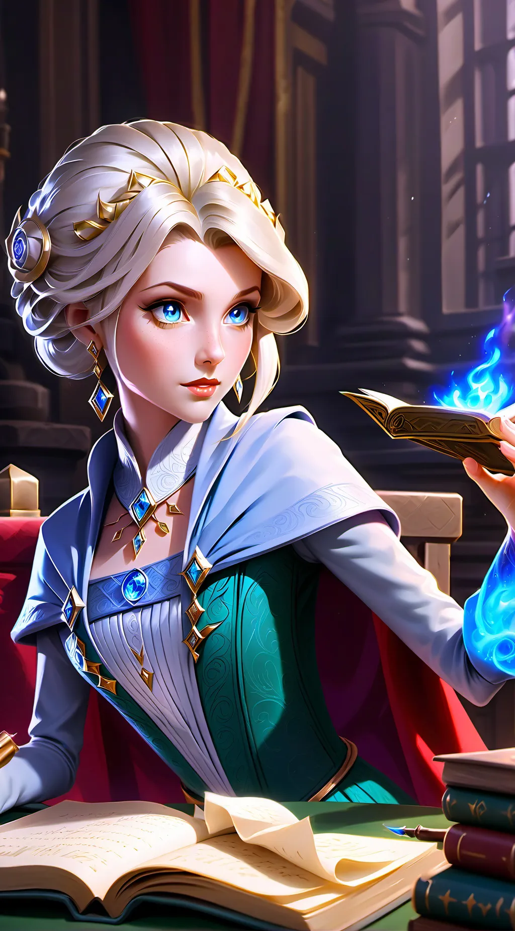 ai character: Narcissa Malfoy background