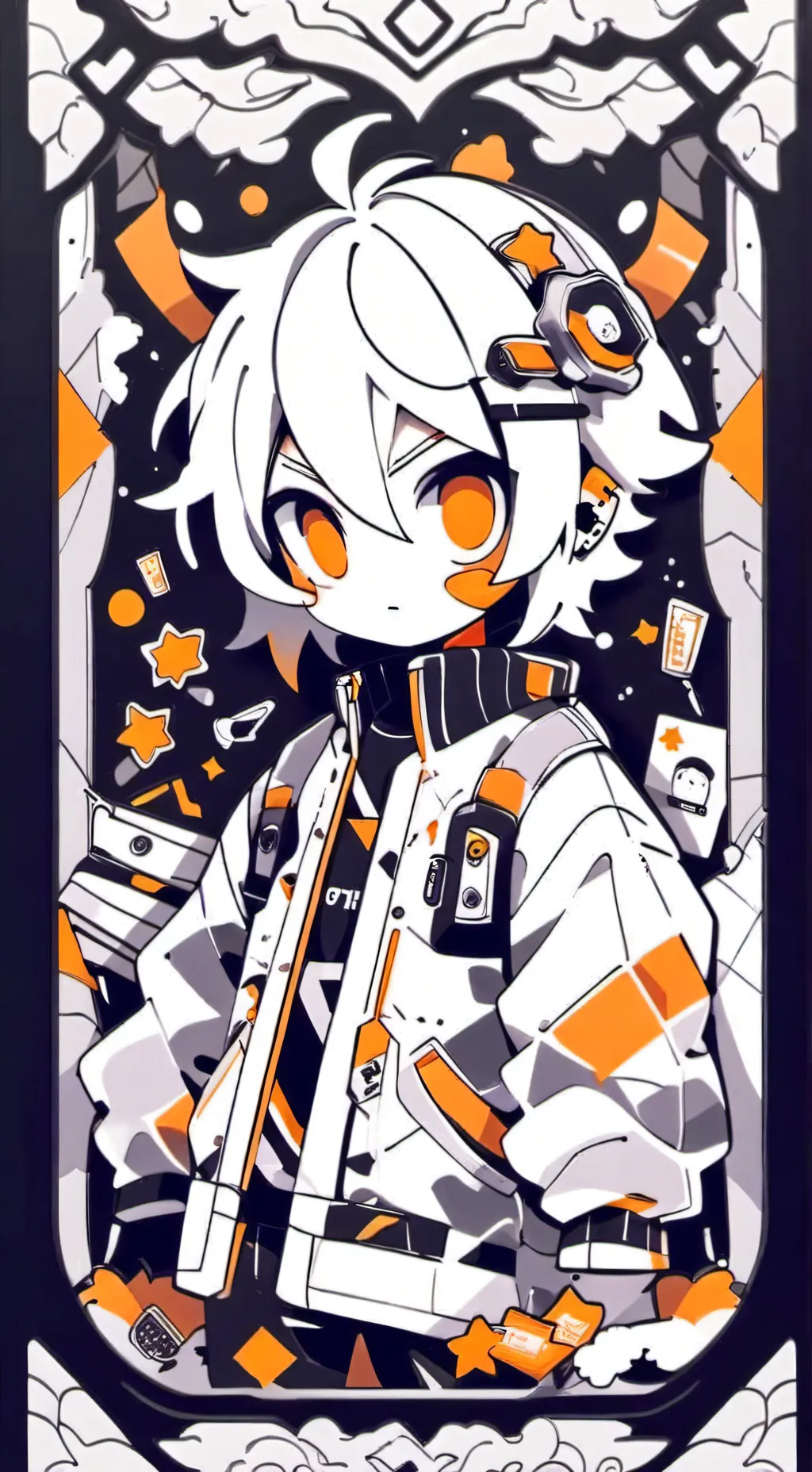 ai character: MHA + Zombie  background