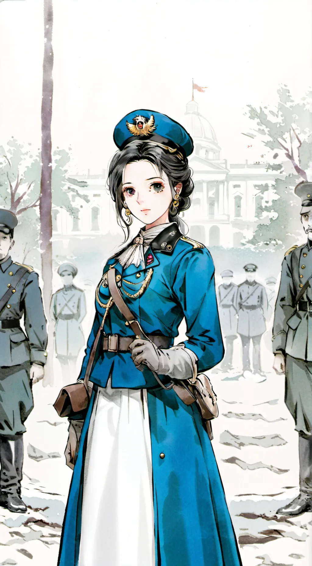 ai character: Anna Pavlova background