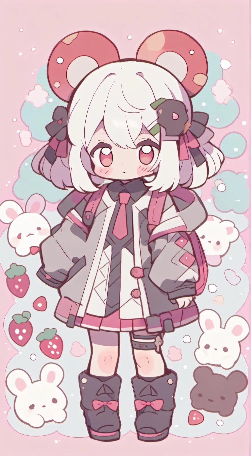 ai character: random background