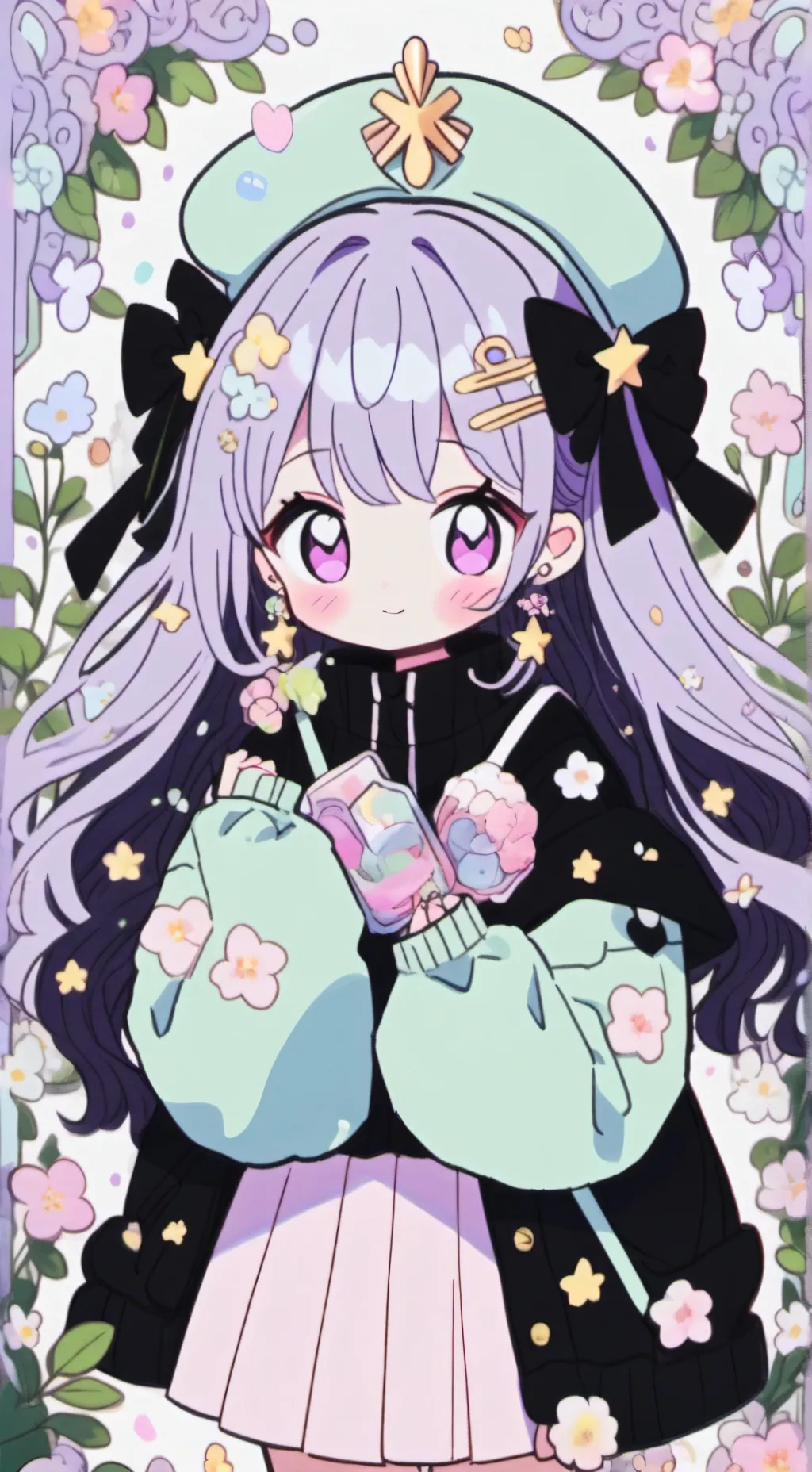 ai character: Luna  background