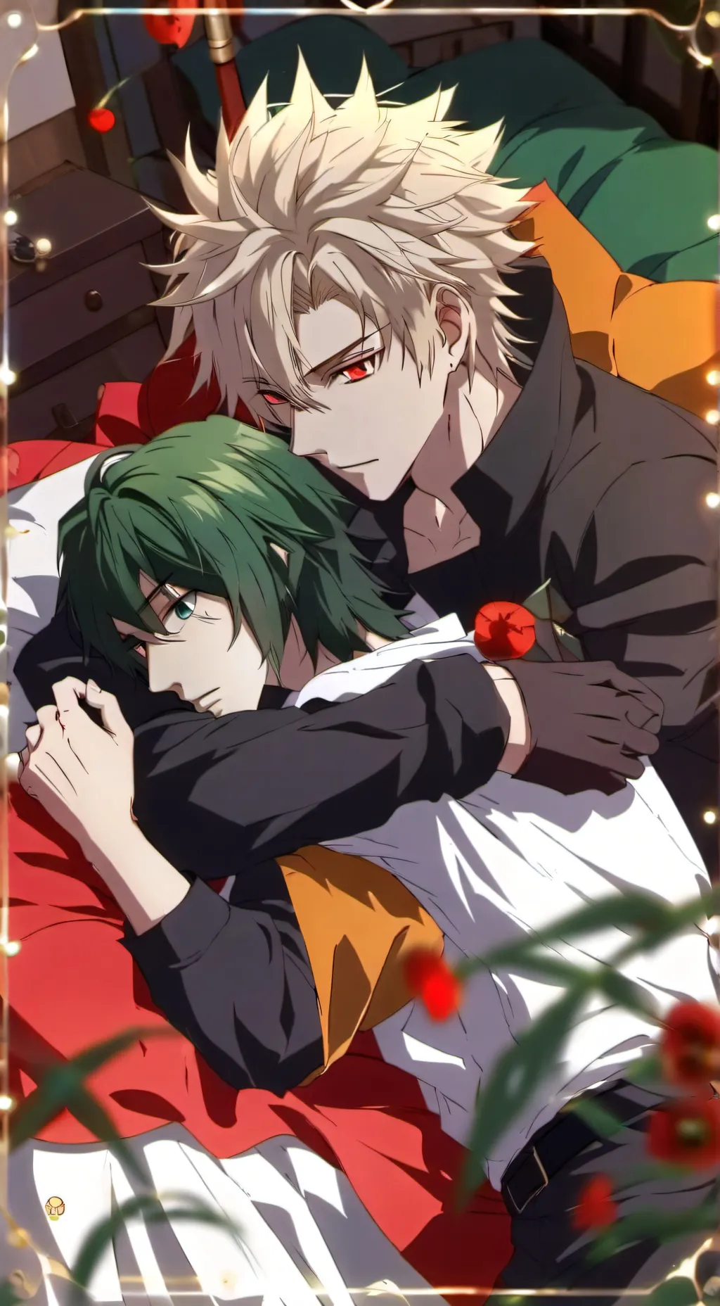 ai character: BakuDeku background