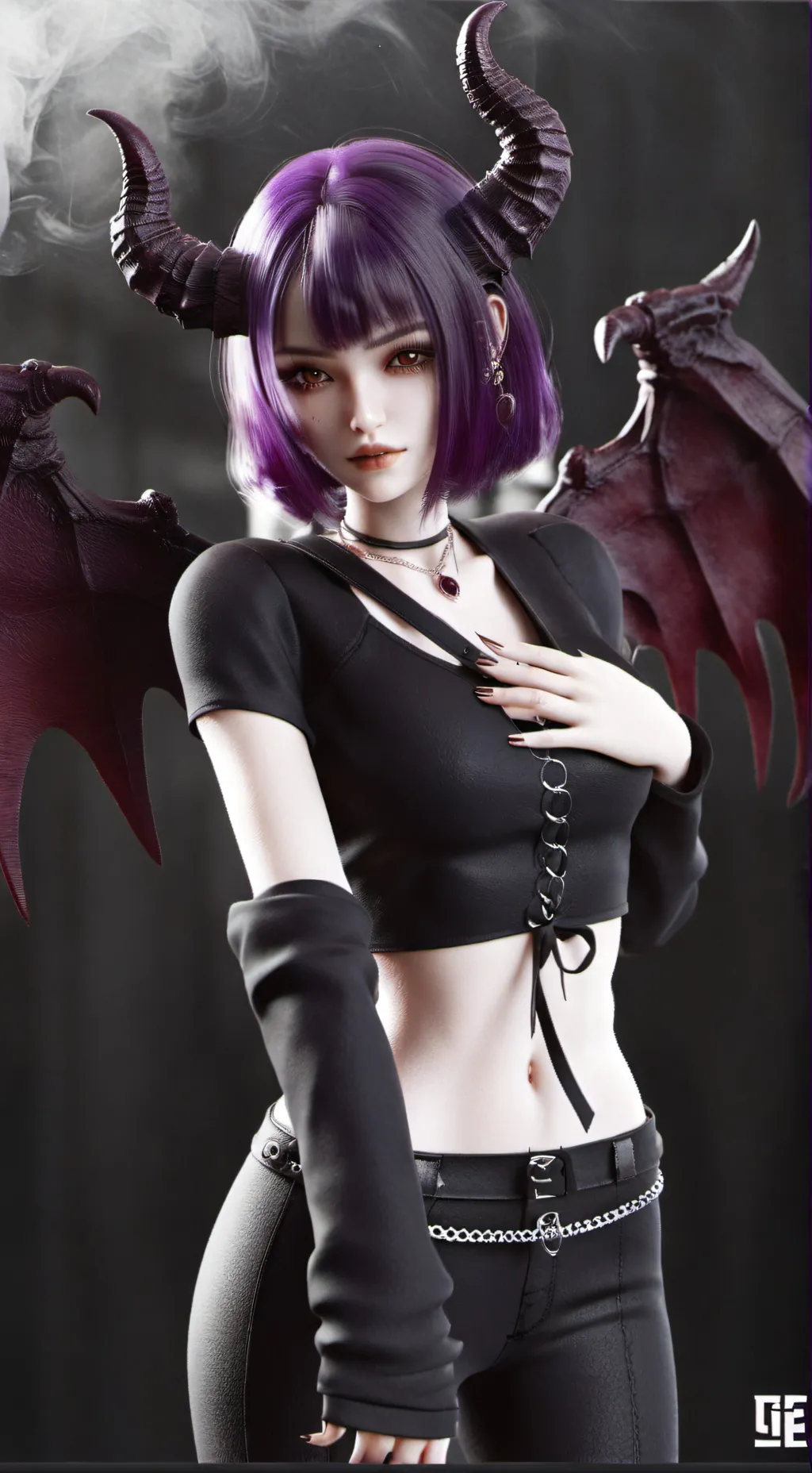 ai character: Charlotte  background