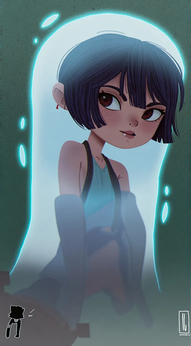 ai character: ~Dandys world sus~ background