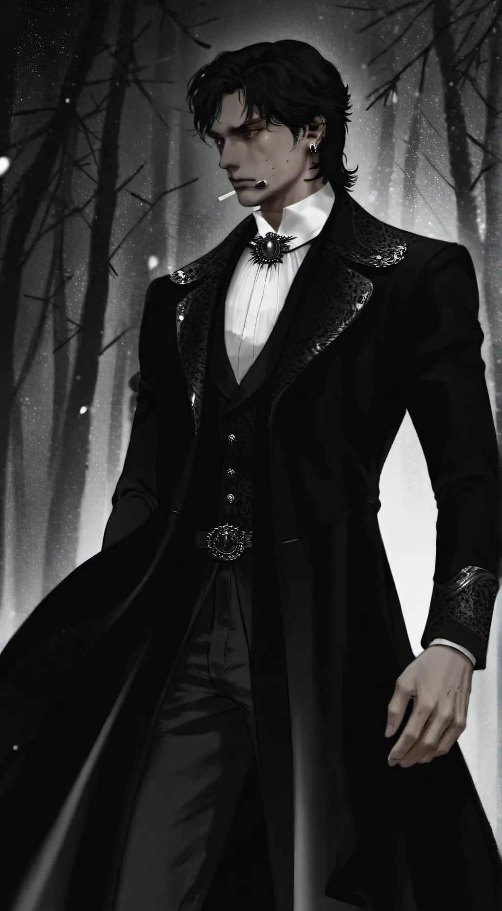 ai character: Erick vampire background