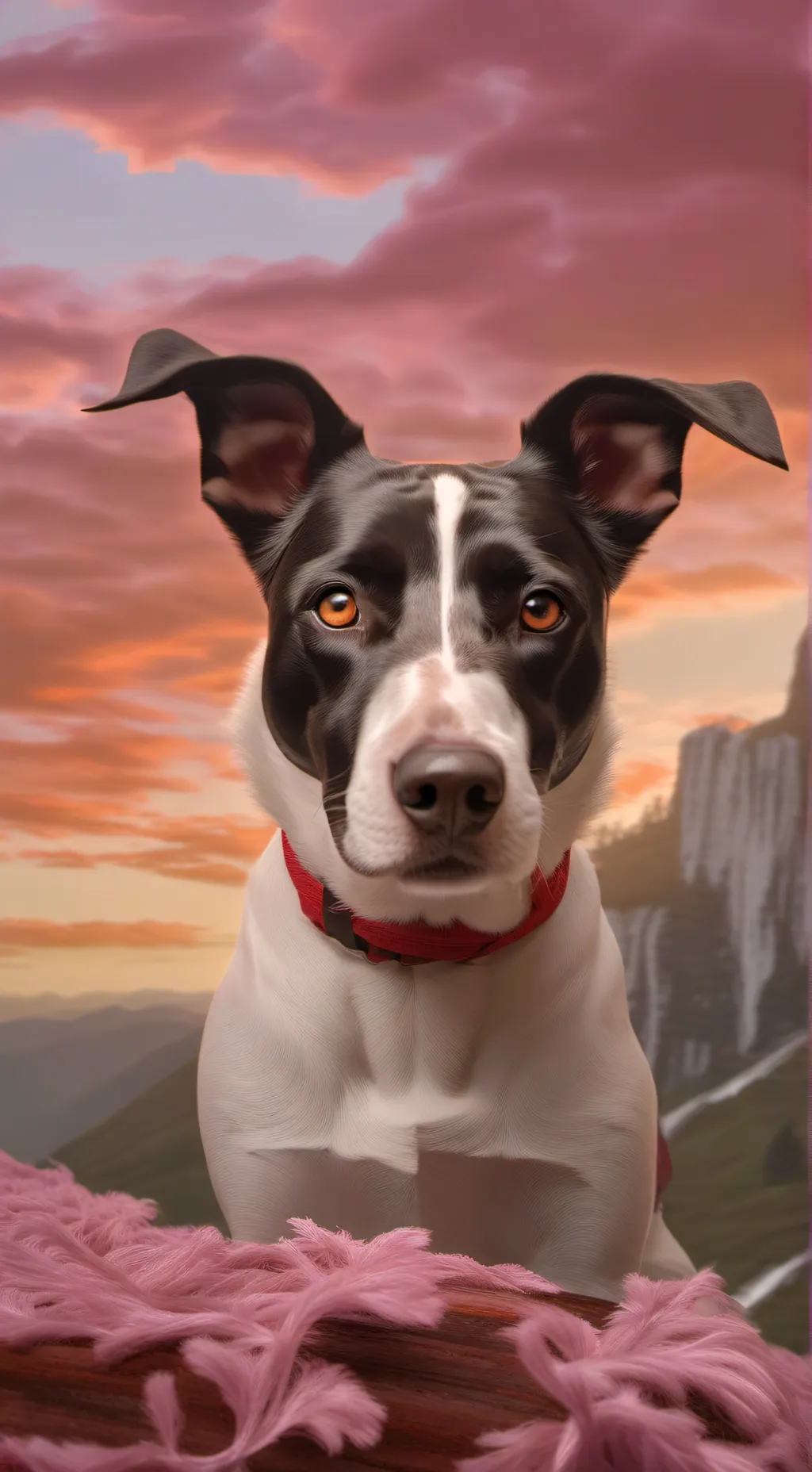 ai character: dog background