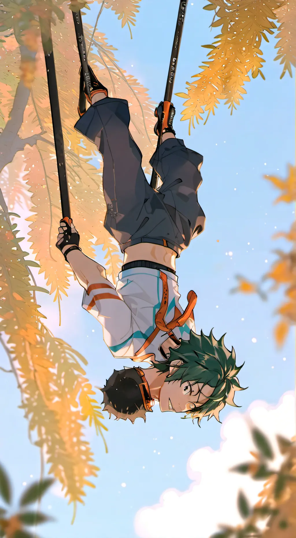 ai character: MHA GYM BUT × YOU background