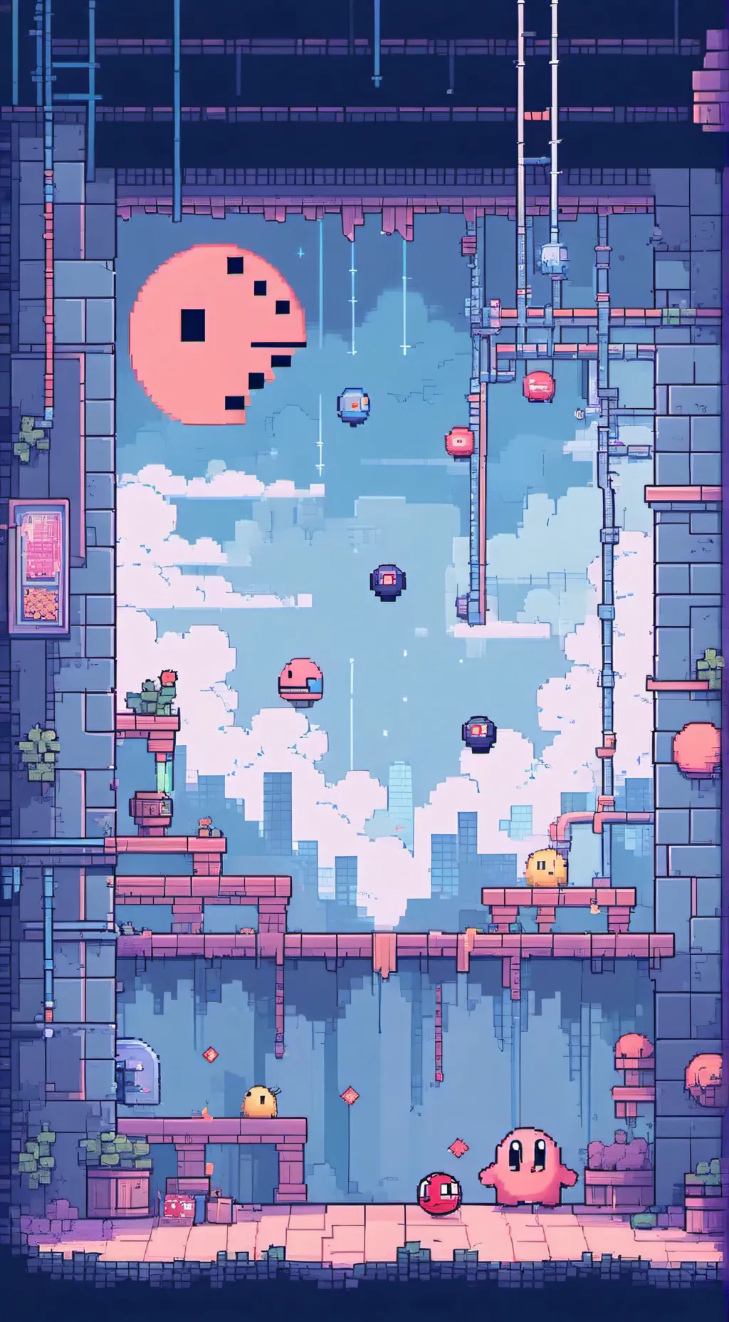 ai character: Lost in a Game background