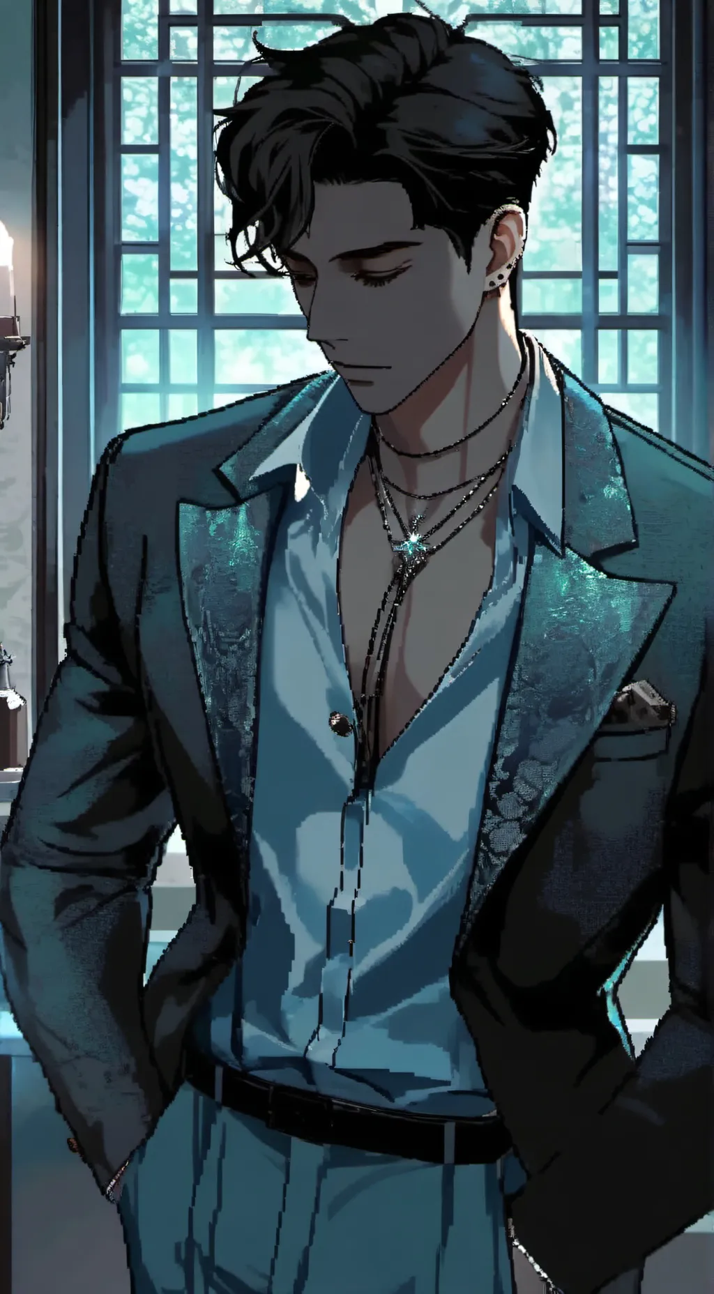 ai character: perfect life background