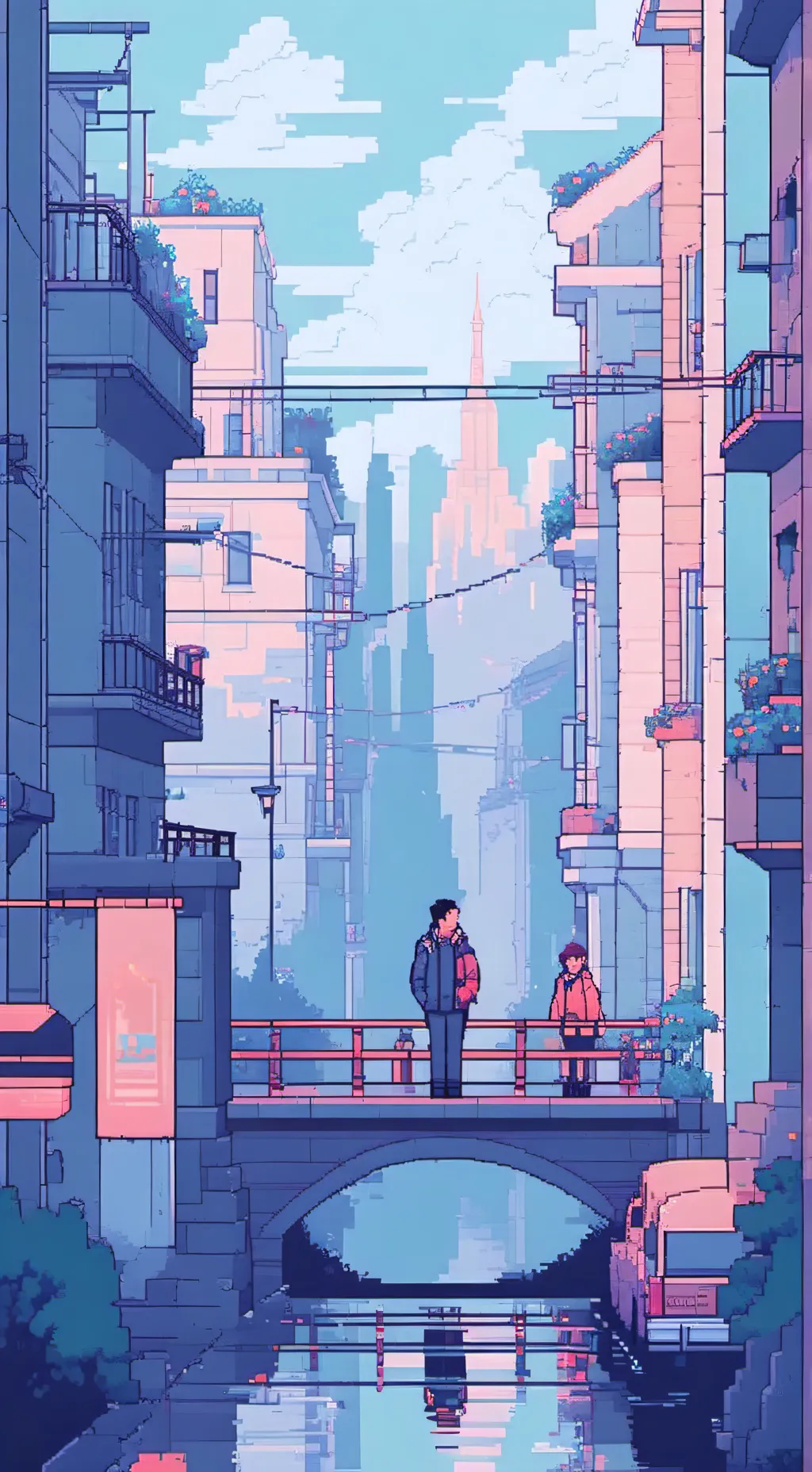 ai character: Big полис background