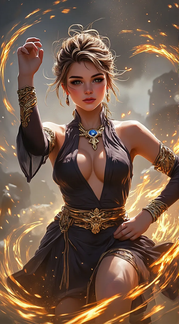 ai character: Fernanda  background