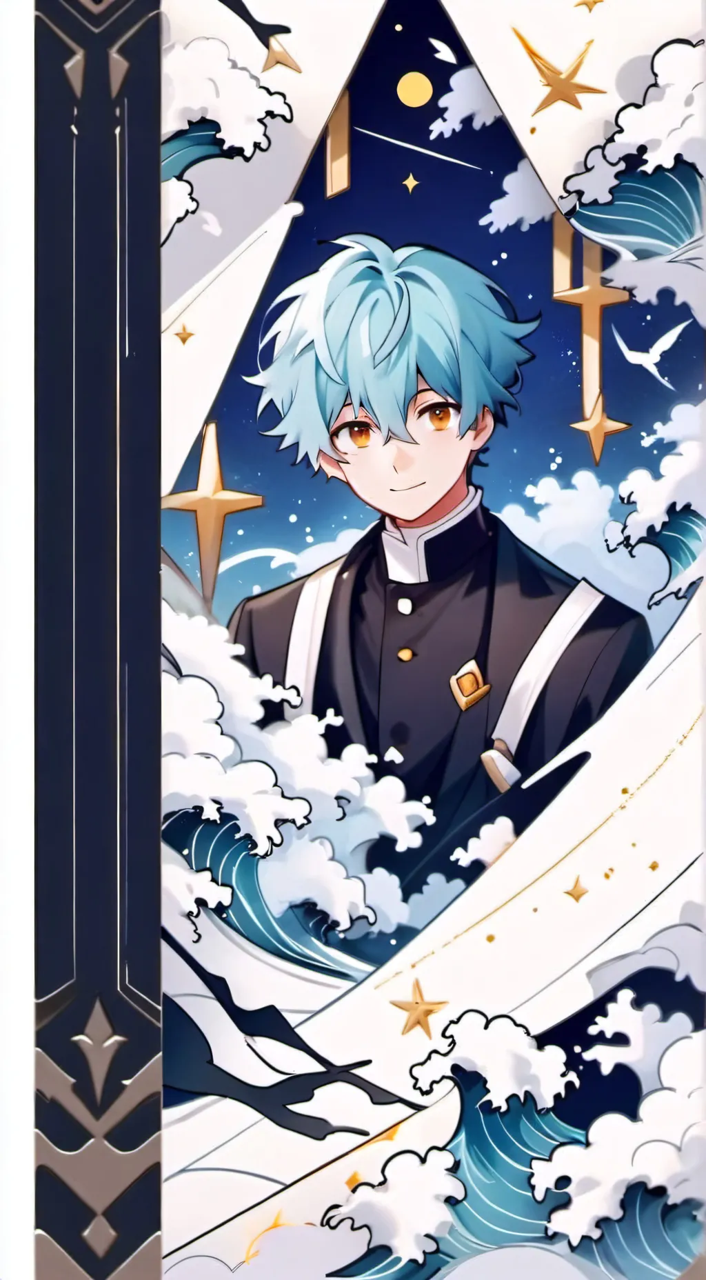 ai character: <3~~ROYAL DEKU~~<3 background