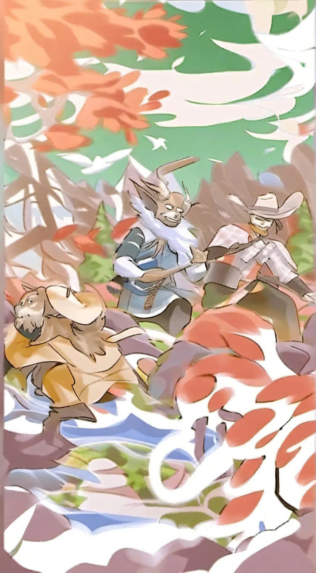 ai character: country humans background