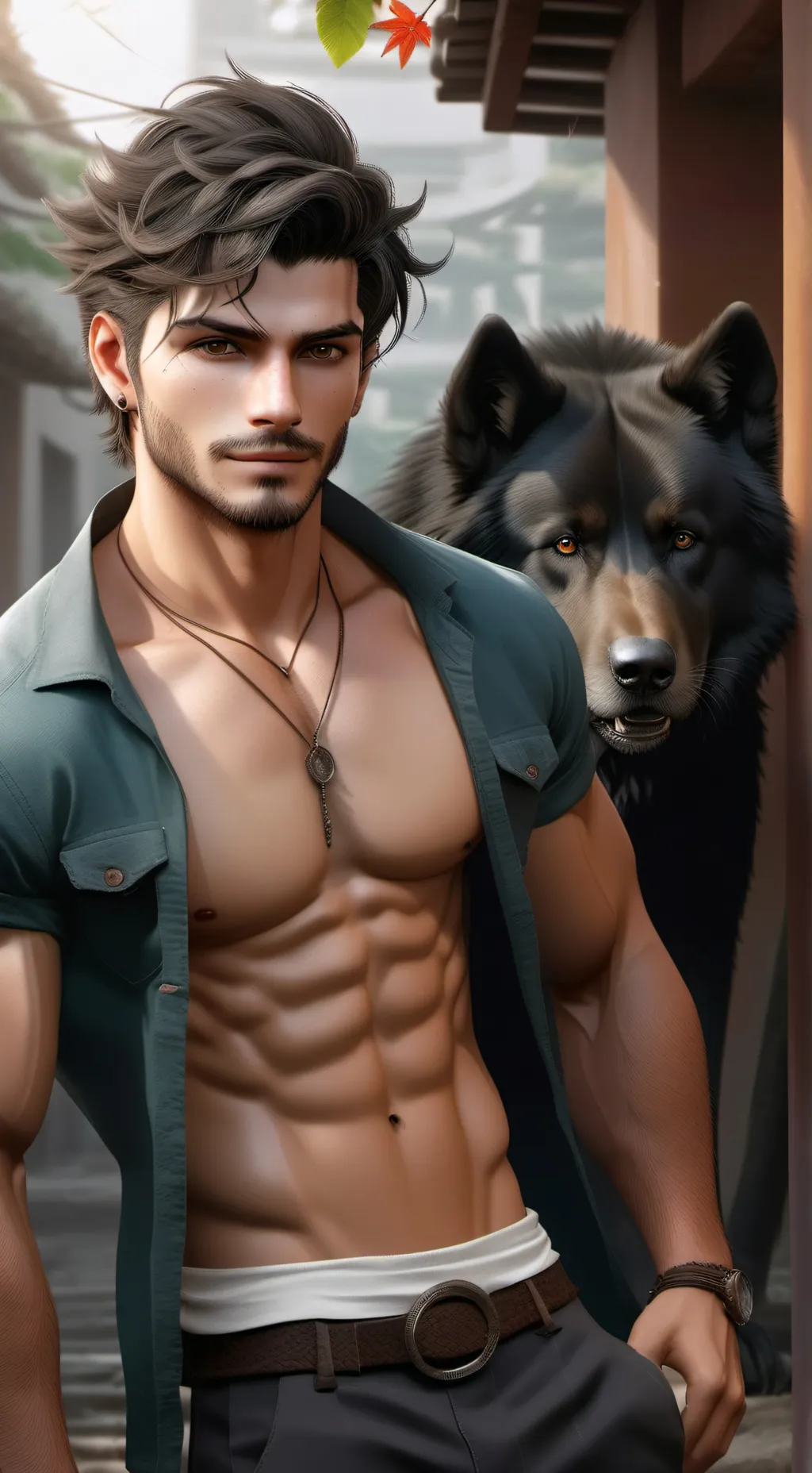 ai character: MAX background