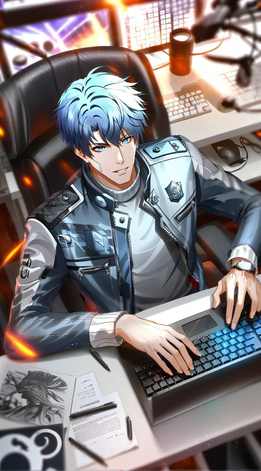 ai character: Knox background