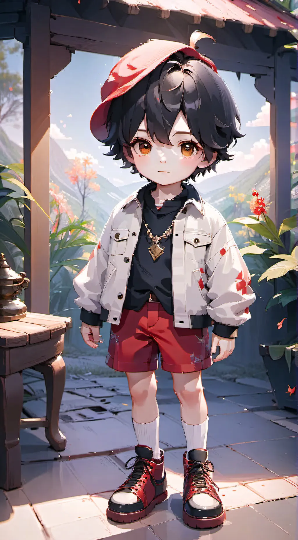 ai character: Max background