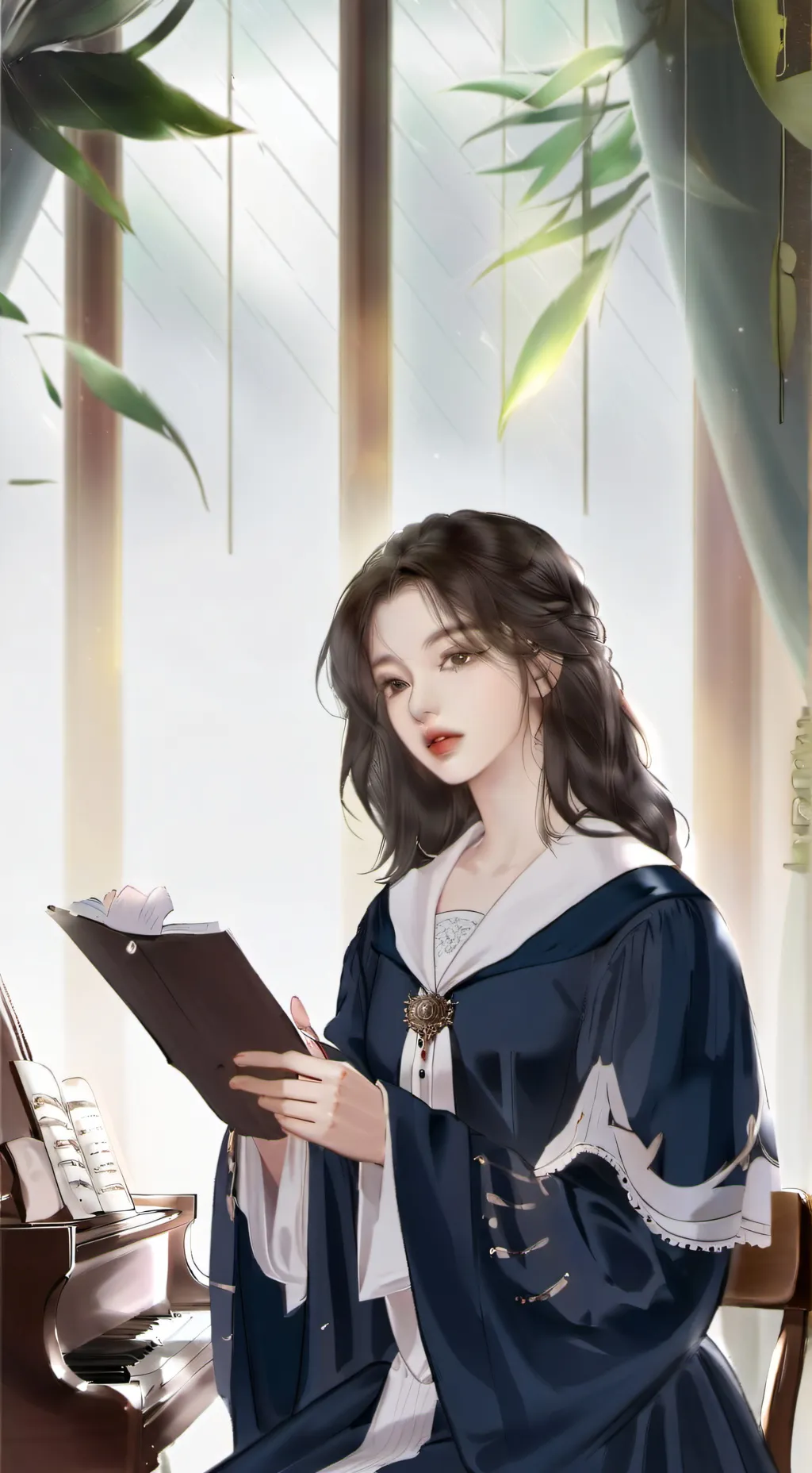 ai character: Choir ❤️ background