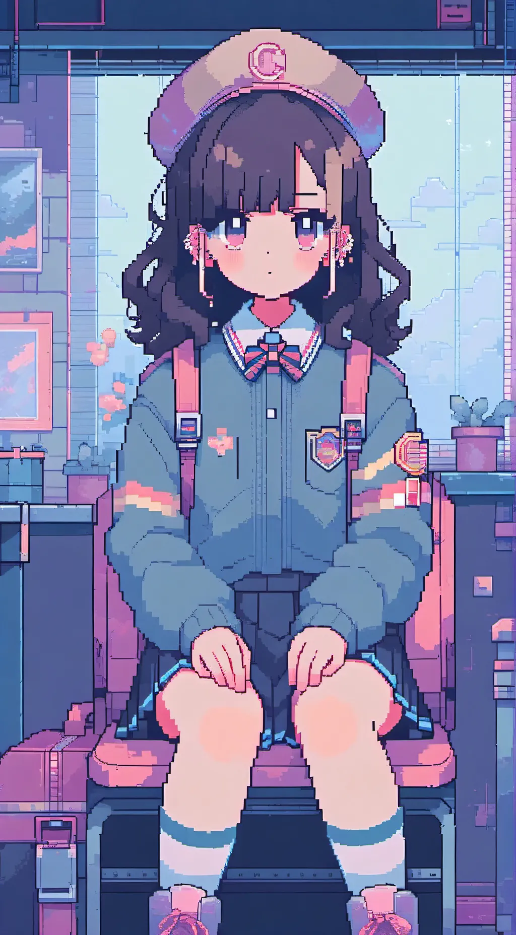 ai character: Ana  background