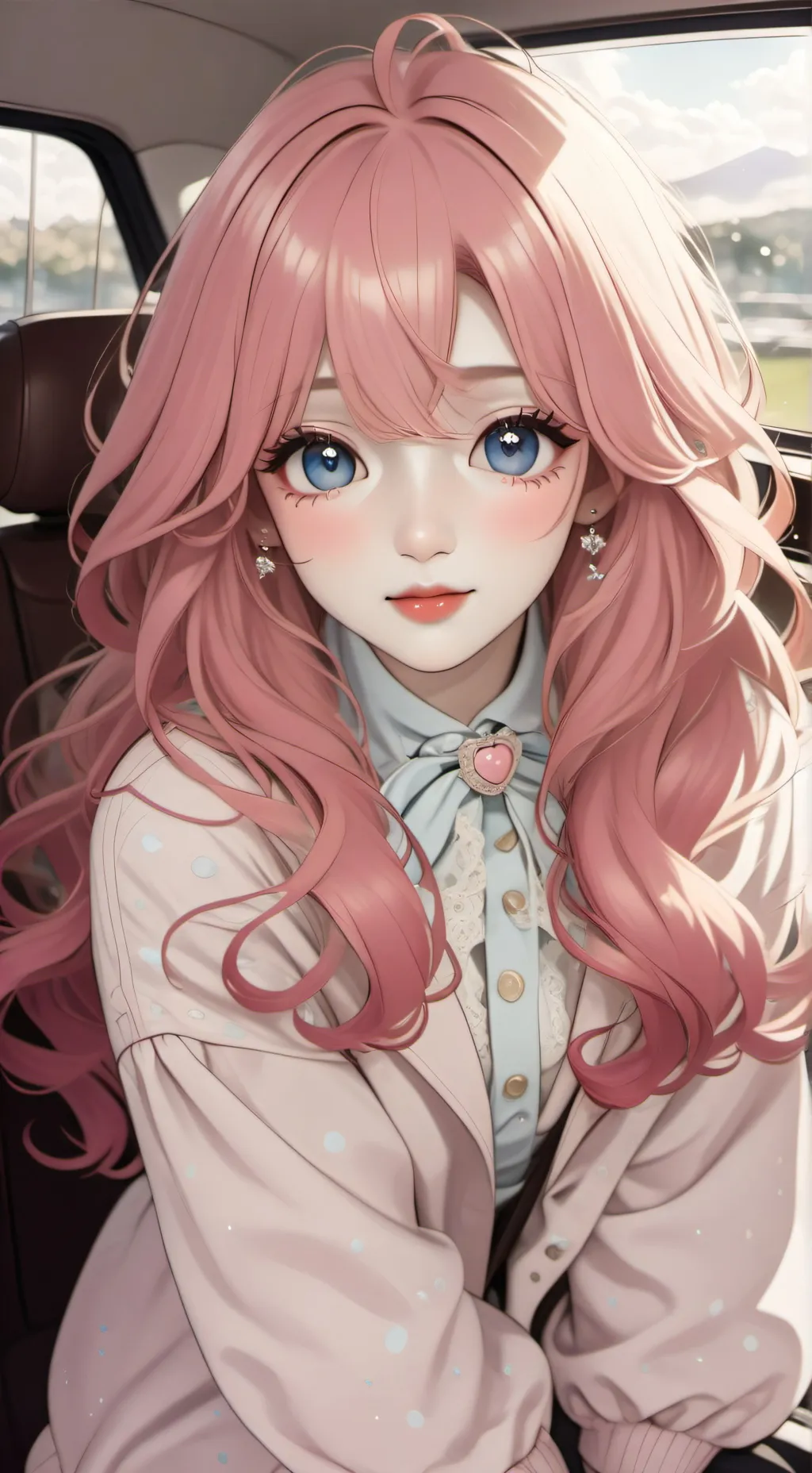 ai character: Marinette  background