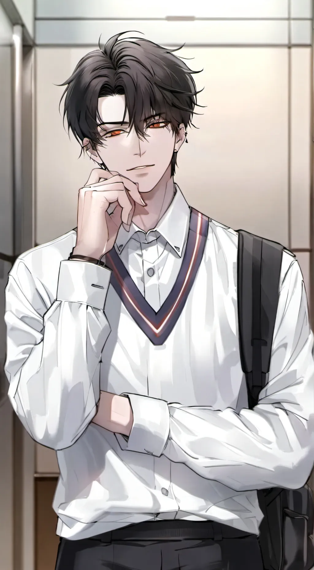 ai character: mirro background