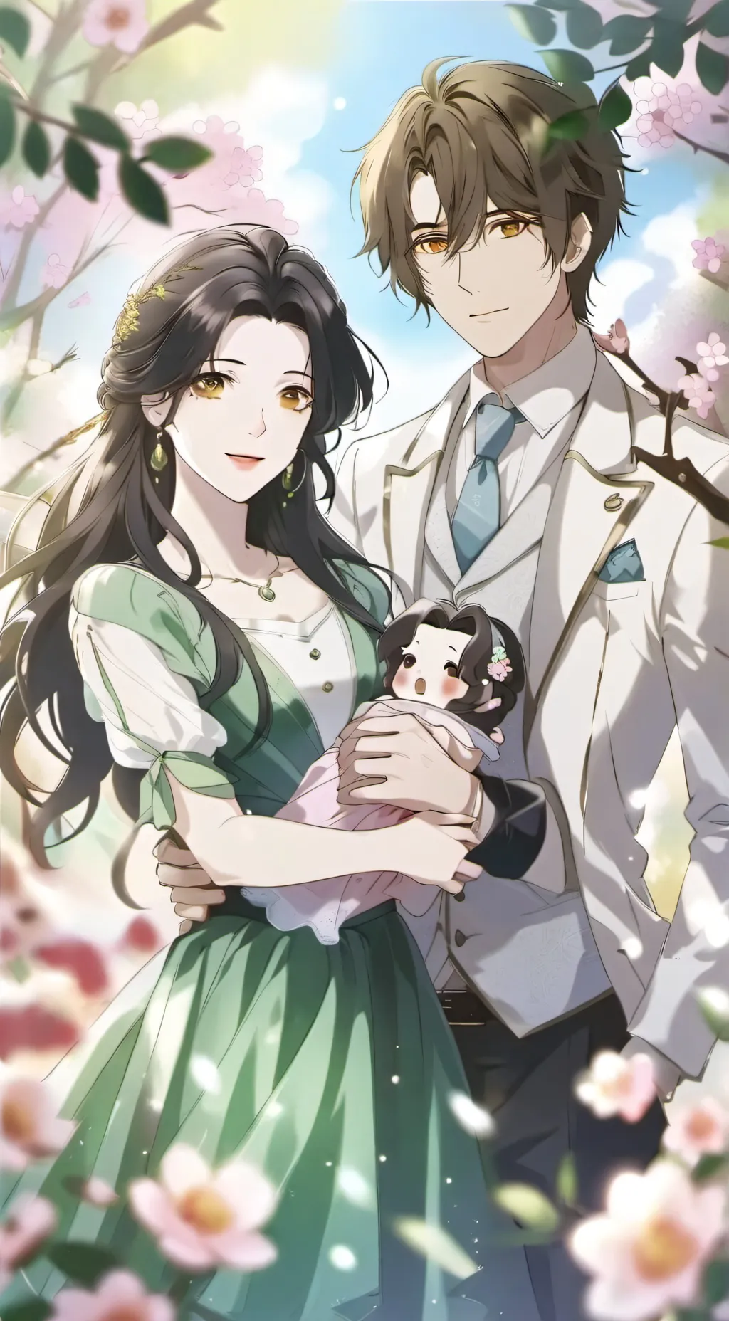 ai character: cutie background